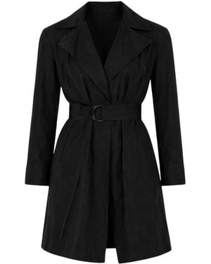 SACHA DRAKE Noir Water-Resistant Trench Coat - Black