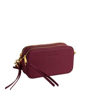 No.49 Handbags Kiki Burgundy Camera Bag - Red