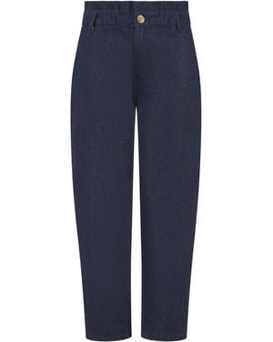 Nooki Design Denim Cotton-Blend Pants - Blue
