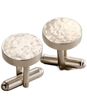 Posh Totty Designs Large Textured Cufflinks - Natural