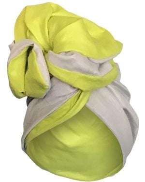 Romer Millinery Twisturban Turban - Yellow