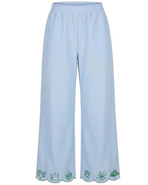 King Naked Sweet Nothing Trousers - Blue