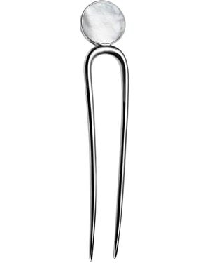 Crystalline Jewellery Pearl Hairpin - White