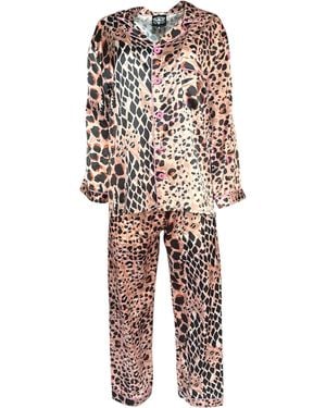 Any Old Iron Neutrals Neutral Animal Pyjamas - White