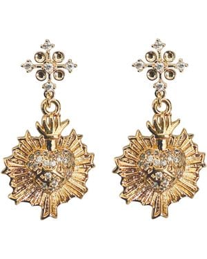 IN CAUDA VENENUM Hikari Earrings - Metallic