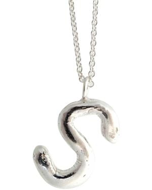 Karen Hallam Initial Necklace - Metallic