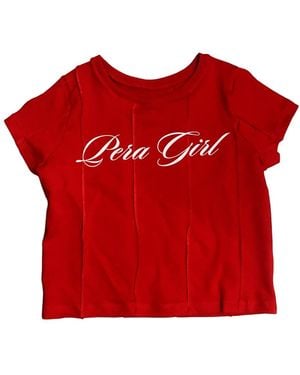 Juan Vg Pera Girl Tee - Red
