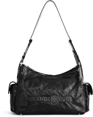 Orange Cube Metropolitan City Bag - Black
