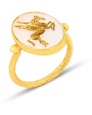 Ece London The Pegasus I I Ring - Metallic