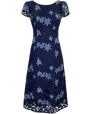 Alie Street London Charlotte Lace Dress - Blue
