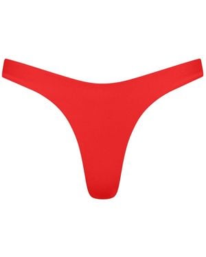 Playaluxe Malibu High Cut Bikini Bottom - Red