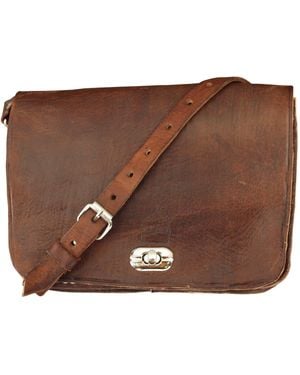 Berber Leather The Kenitra Cross-Body Bag - Brown