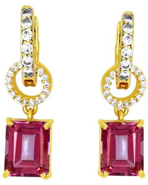 GEM BAZAAR Olanty Topaz Drops - Metallic