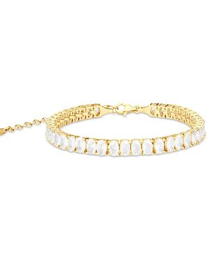 SHYMI Oval Prong-Set Tennis Bracelet - Metallic