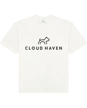 Cloud Haven Logo Boyfriend Tee - Blue