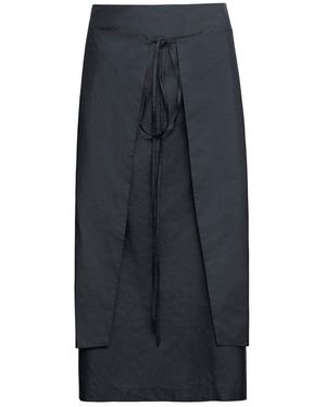 Audrey Vallens All-Gen Front Overlay Skirt - Blue