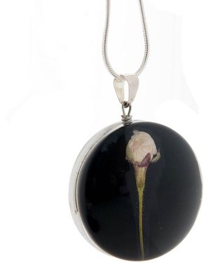 Laura Daili Neutrals Cherry Bud Pendant - Black