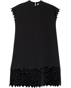 Niza Short Zigzag Dress - Black