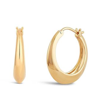 Dinny Hall Signature Chunky Tapering Hoops - Metallic