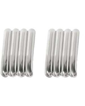 ARSN The Label Repeat Patterns Statement Earring - White