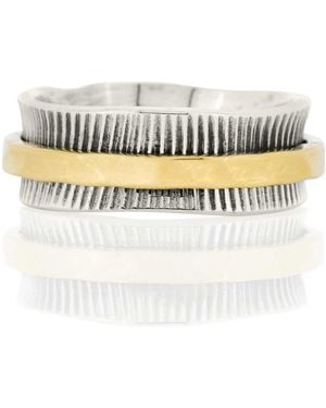 Charlotte's Web Jewellery Let It Flow Silver Spinning Ring - Metallic