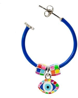 Pinnole Keep An Eye Out Earring Mix - Blue