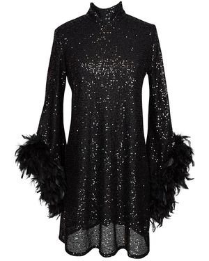 Jennafer Grace Time Warp Sequin Mod Mini - Black