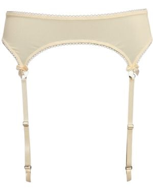 The Coolgirl Nyc Jane Garter Belt - White