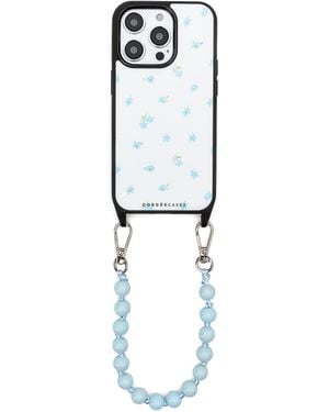 Cordée Cases Peony Picnic Phone Wristlet Set Powder Magsafe - White