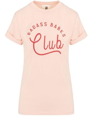 Meghan Fabulous Badass Babes T-Shirt - Pink