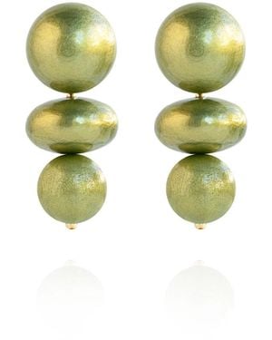 Saule Label Nola Earrings - Green