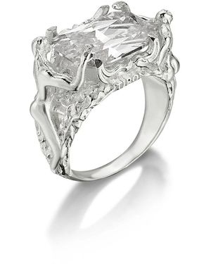 Stefan Tiron Marée Silva Ring - White