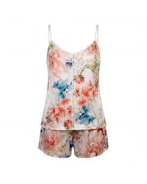 Vimissia Blossom Serenity Camisole And Shorts Set - Pink