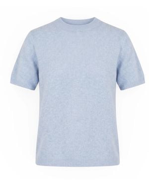 Anse Victorin Camilla Silk Cashmere Pullover Light - Blue