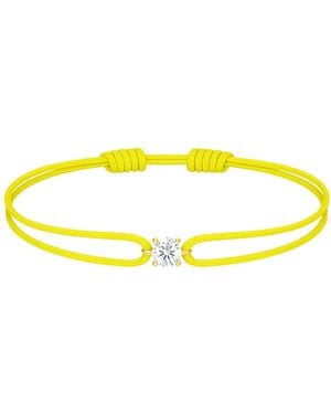 Dyamka Diamond Cord Bracelet - Yellow