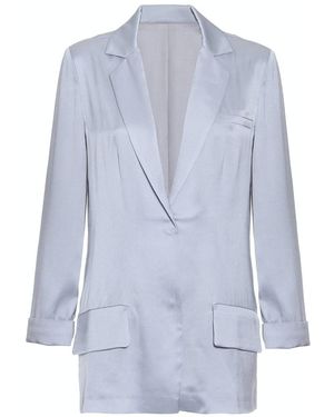 Helene Galwas Barbara Cupro Blazer - Gray