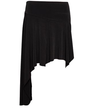 Love and Nostalgia And Chic Asymmetrical Skirt - Black
