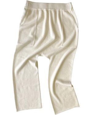 Zenzee Cashmere Jogger Pants - Natural