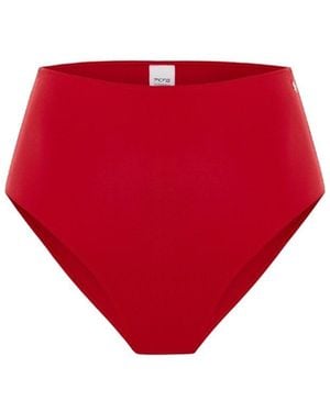 Pcfg The Solar Reflections High-Waisted Bikini Bottom - Red