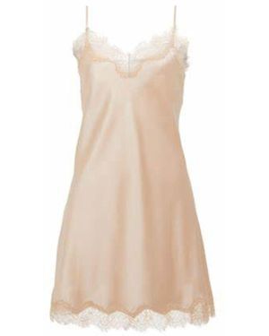 SAINTED SISTERS Neutrals Scarlett Shell Shell Chemise - Natural