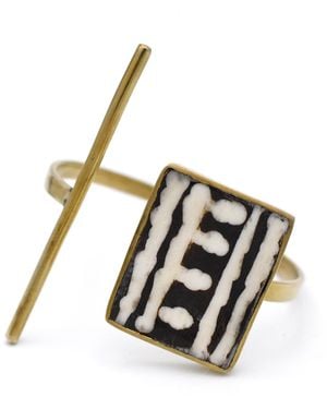 Lala Salama Mraba Cuff - Metallic