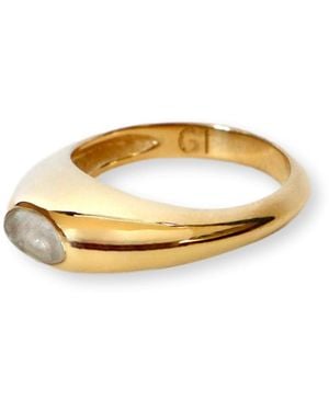 Gem Island Neutrals Romé Ring - Metallic