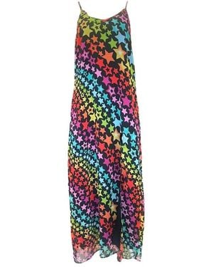 Any Old Iron Printed Star Dress - White