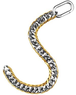 Mg Jewelry Mille Two Tone Chain Bracelet - Metallic