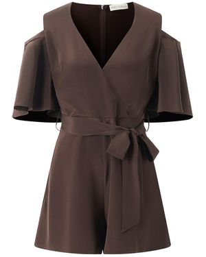 Emma Wallace Haven Romper - Brown