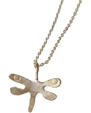 Lily Flo Jewellery Dragonfly Necklace - Metallic