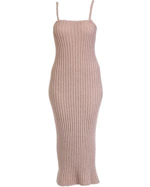 Maison Bogomil Ribbed Knit Bodycon Dress - Brown