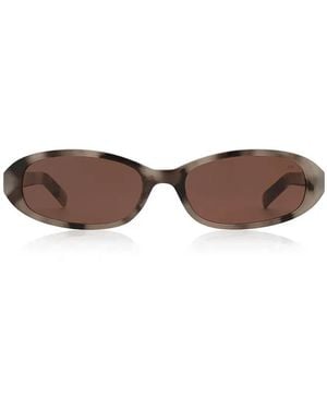 A.Kjærbede Macy Sunglasses Cookie Dough - Brown
