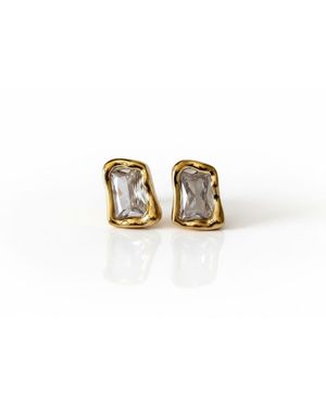 Vicky&Nico Luxe Prism Studs - Metallic