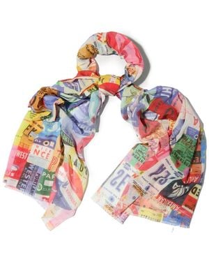 Saachi Colourful Dreams Scarf - Red